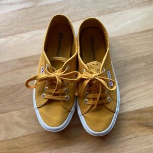 superga yellow/gold sneakers